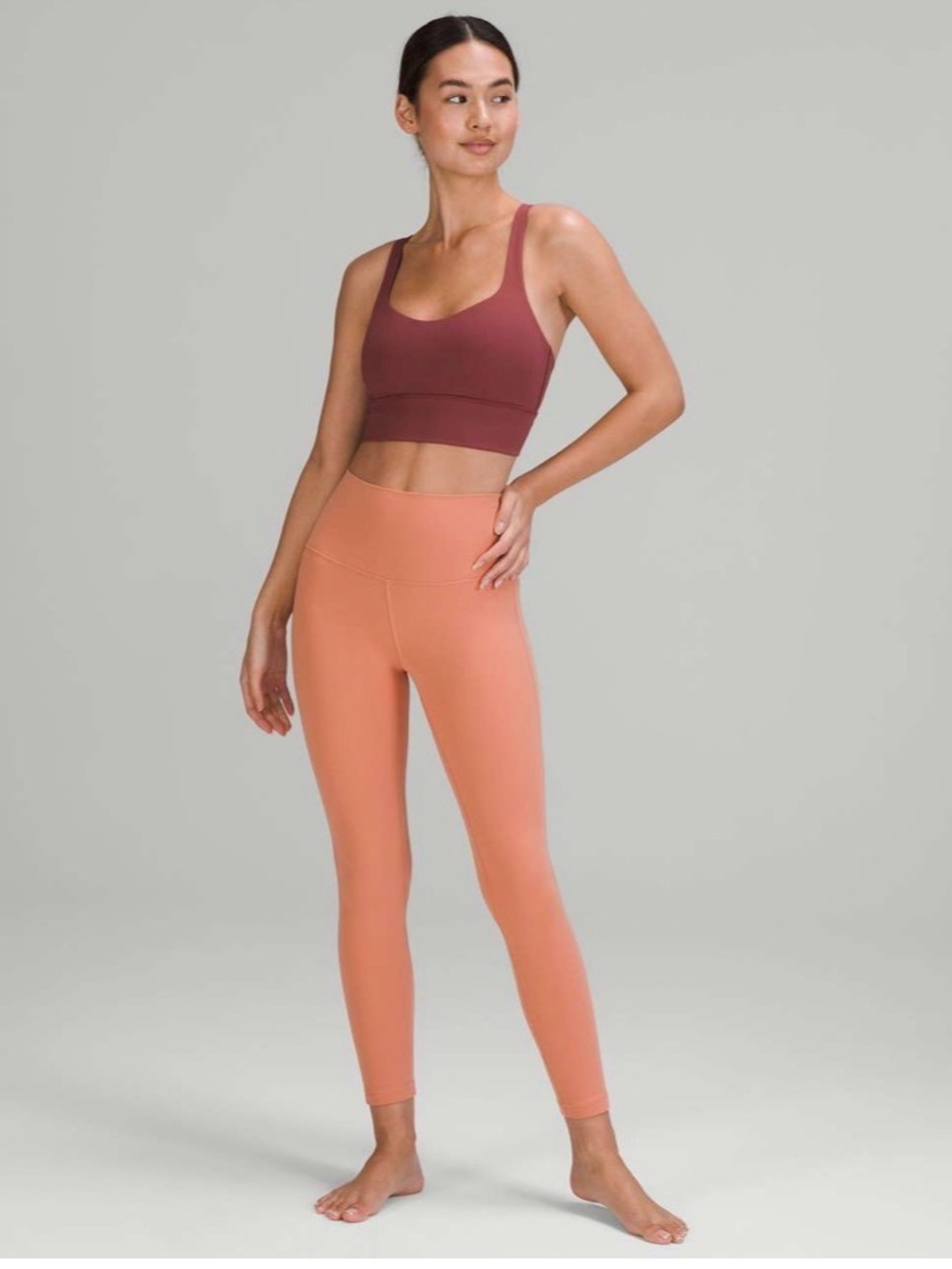 Lululemon Align High-Rise Pant 25" in Pink Savannah, Size 4